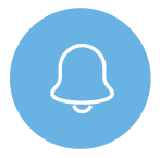 Parachute bell icon
