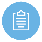 Parachute clipboard icon