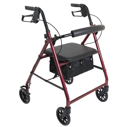 Aluminum Rollator with 6