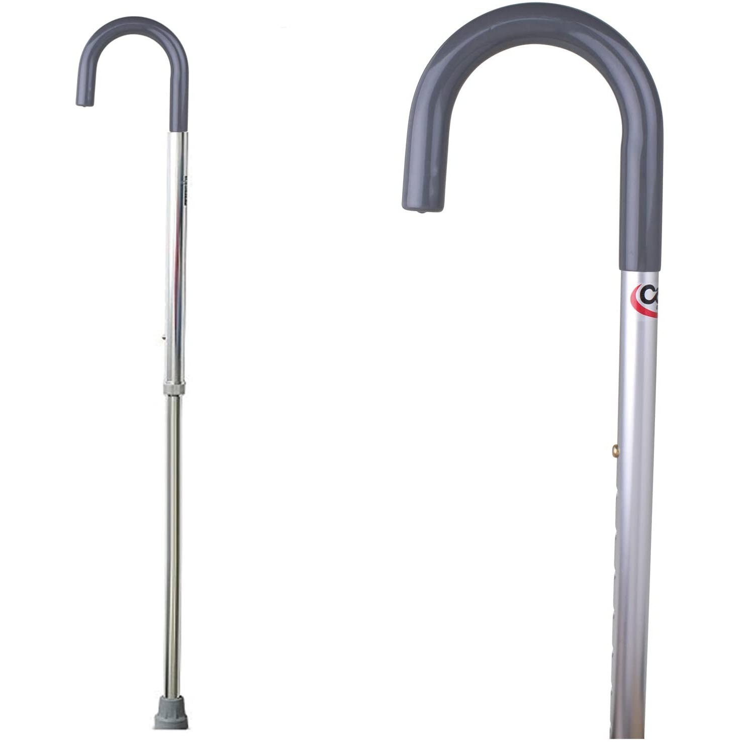Carex Aluminum Round Handle Cane